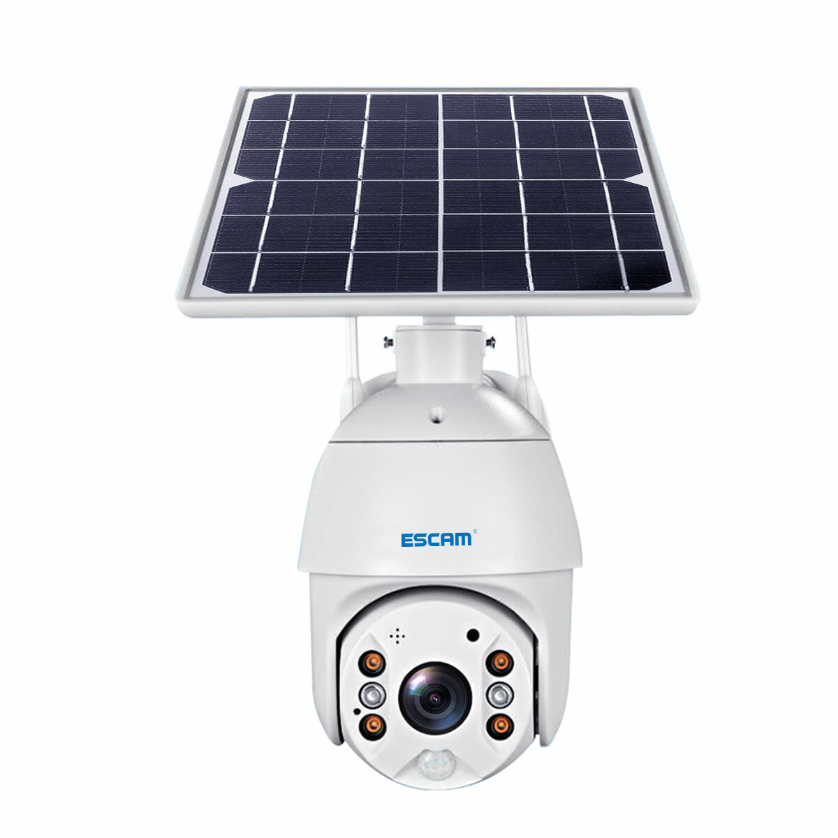 ESCAM QF280 1080P Cloud Storage PT WIFI PIR Alarm IP Camera With Solar Panel Full Color Night Vision Two Way IP66 Waterproof Aud