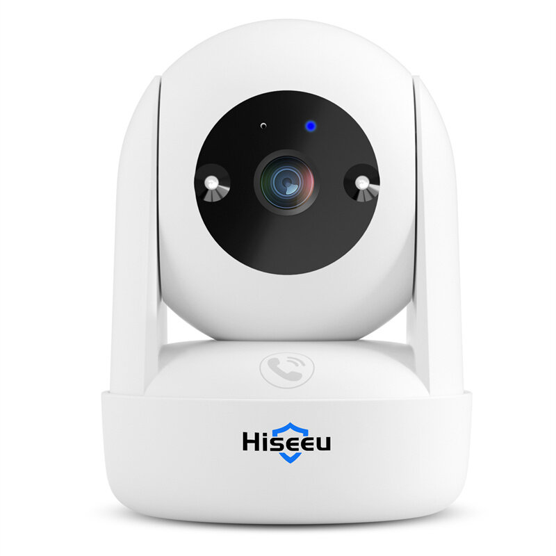 Hiseeu CB2 Indoor 3MP Wireless PTZ Camera Intelligent Night Vision Motion Tracking Two-way Audio One-click SOS Call for Home&Eld