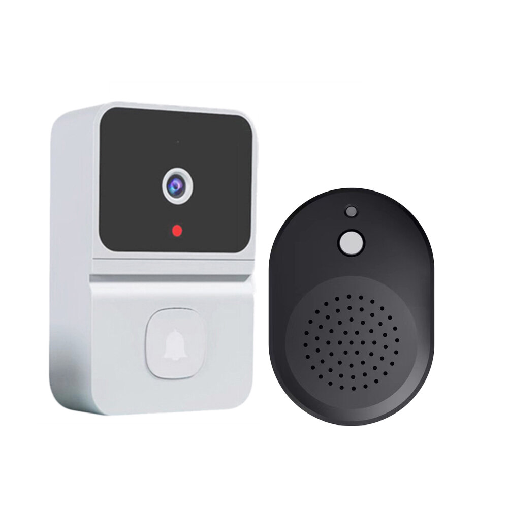 2.4G WiFi Video Doorbell Wireless HD Night Vision Remote Phone Monitoring Two-way Intercom Alarm Notification Push Motion Detect