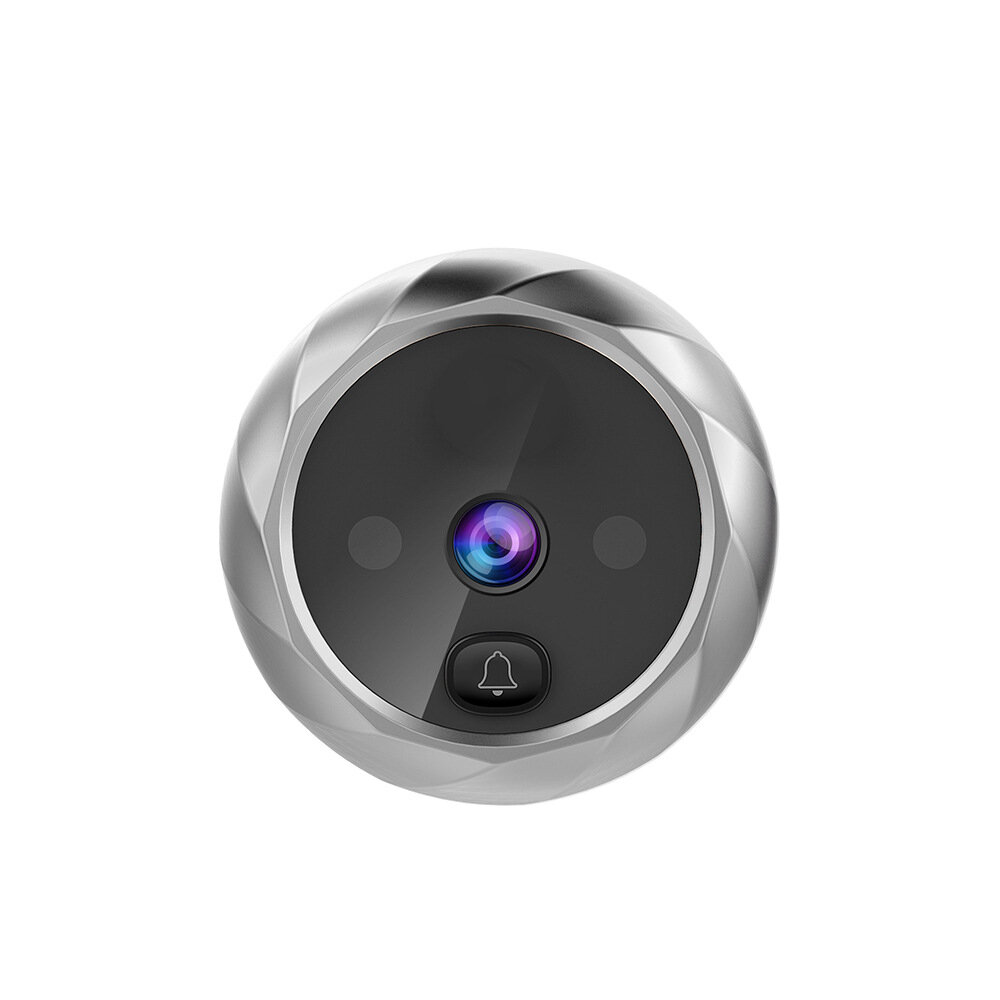 DD1 2.8inch LCD Video Doorbell 90 Degree Door Eye Infrared Night Vision Peephole Door Camera Support Taking Photos Home Security