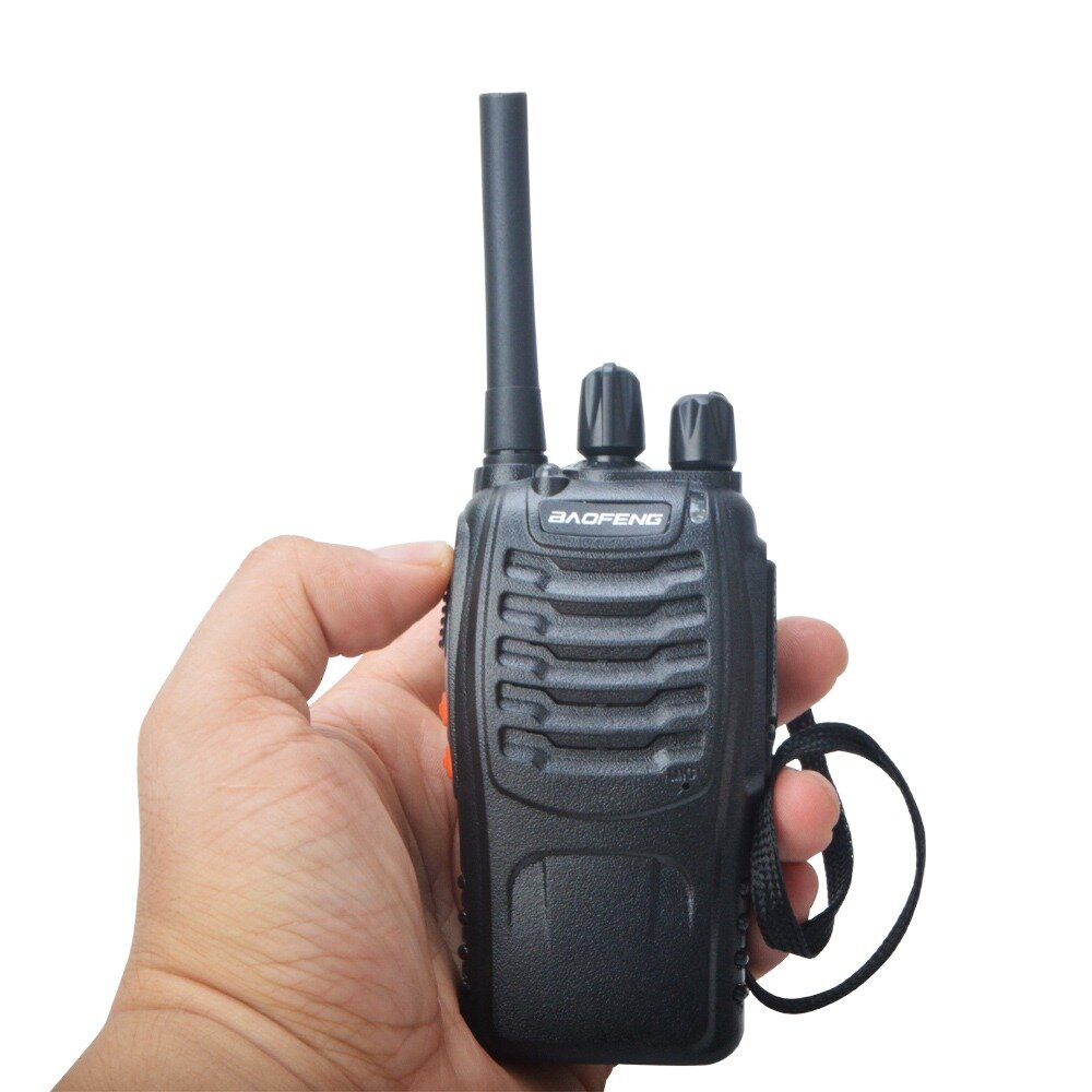 2pcs Baofeng Walkie Talkie BF-88E PMR 0.5W 16CH UHF 446.00625-446.19375MHz 12.5KHz Channel Separation with Charger