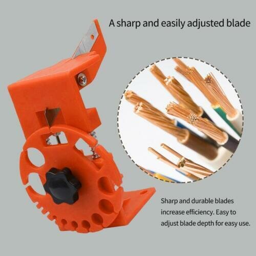 Cable Stripper Manual Quick Stripper Adjustable Hand-held Rubber Skin Stripping