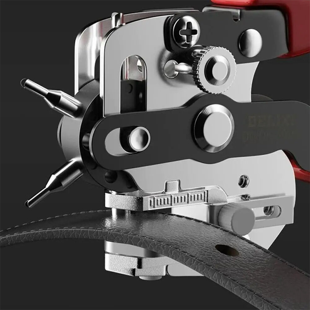 Multi-Size Hole Puncher 2/2.5/3/3.5/4/4.5mm Stainless Steel Professional Leather Punching Tool For DIY Cardboard Plastic Craft D