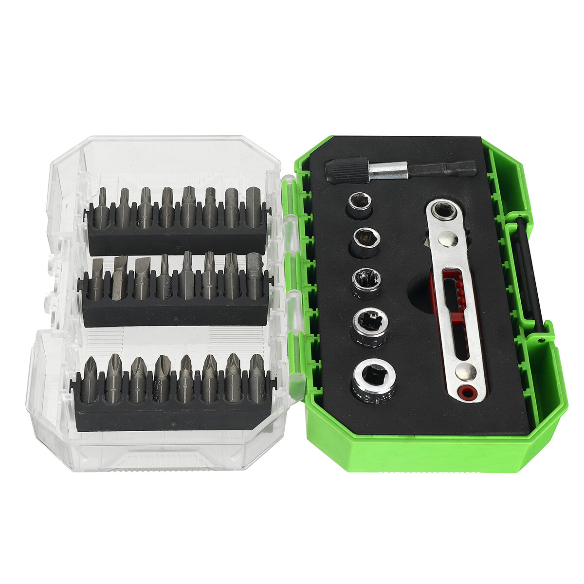 31 In 1 Screwdriver Set Mini Ratchet Wrench Socket Screw Head Combination Tool Set