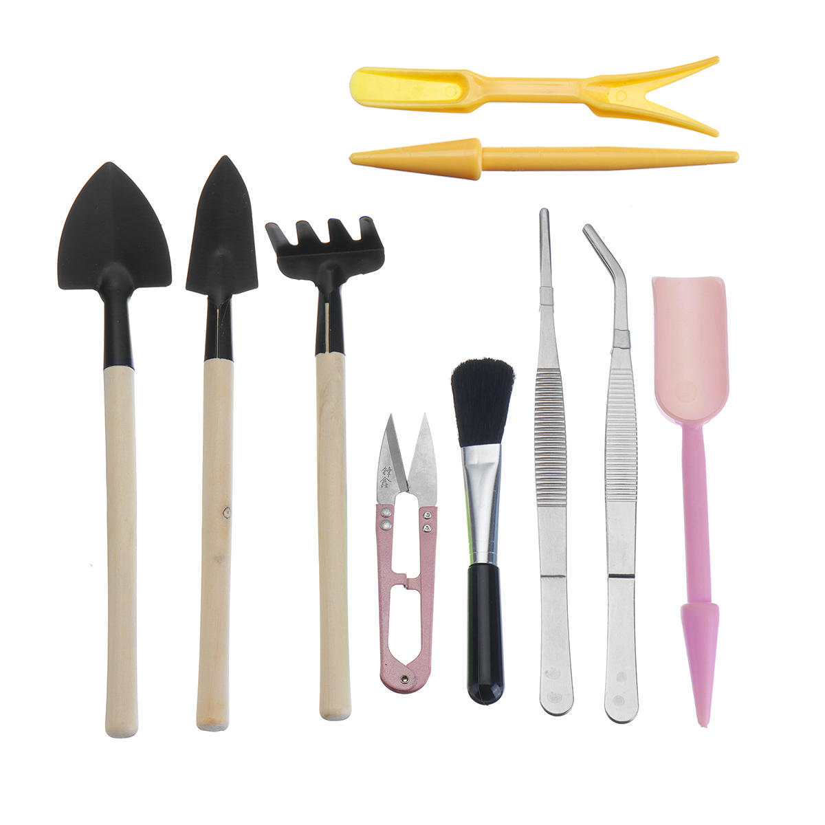 23 Sets Garden Tools Set 23Pcs/Set Succulent Transplanting Garden Planting Bucket Shovel Hand Tools Set Bonsai Set Kit Garden Wa