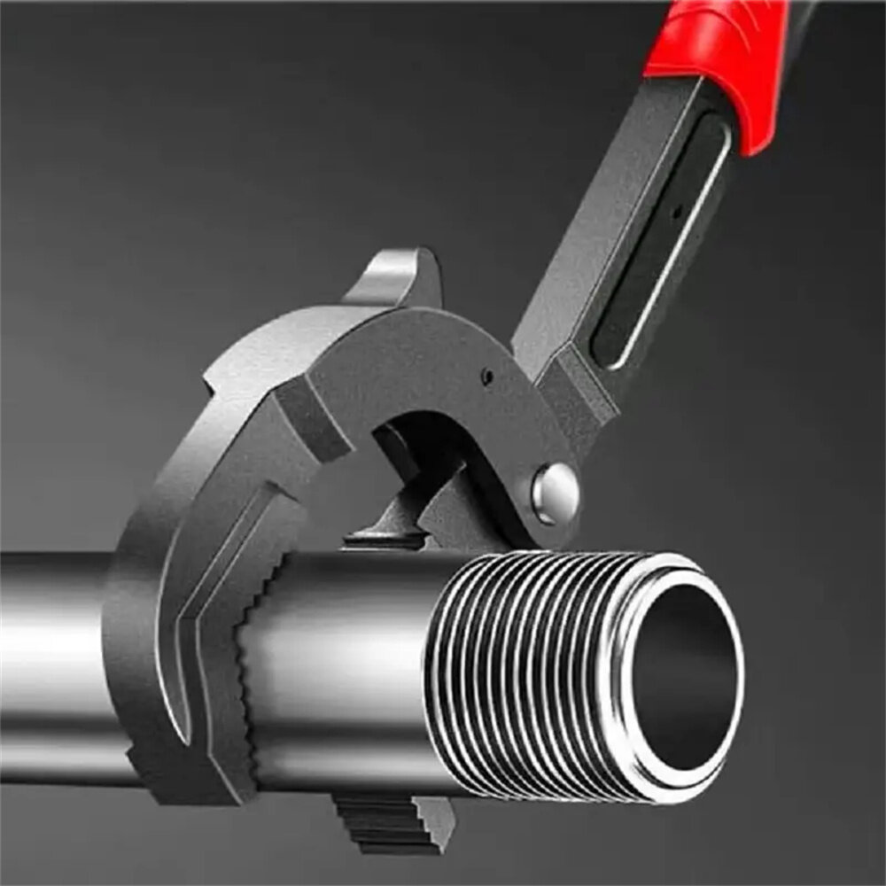 Multifunctional Quick-Opening Universal Wrench Robust Self-Tightening Design Perfect for All DIY and Professional Plumbing Needs