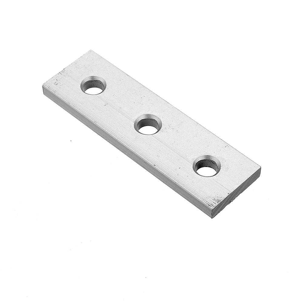 Machifit Aluminum Alloy 3 Hole Joining Strip Plate for CNC Router 2020 V-Slot T-Slot Aluminum Extrusions Profiles