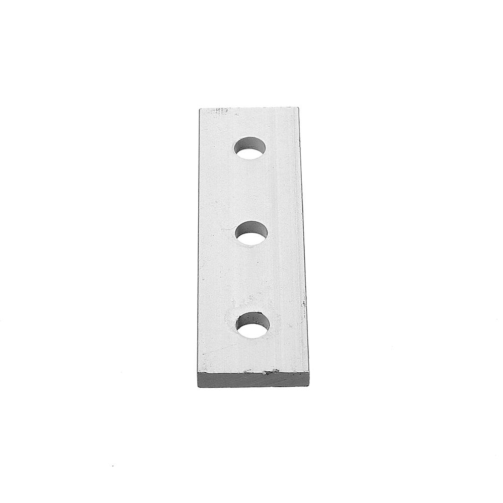 Machifit Aluminum Alloy 3 Hole Joining Strip Plate for CNC Router 2020 V-Slot T-Slot Aluminum Extrusions Profiles