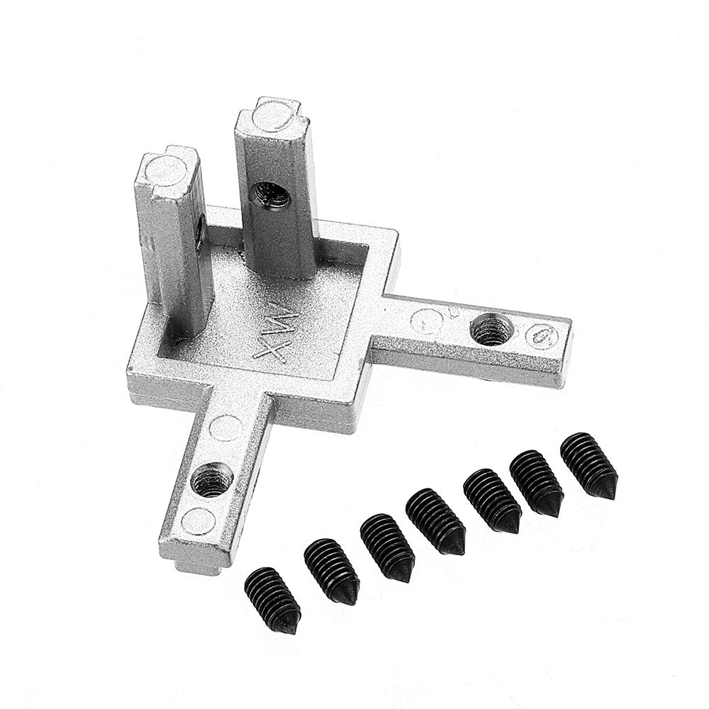 Machifit 3 Way Inside Corner Connector Joint T Slot 90 Degree Bracket for 3030 Series Aluminum Extrusions