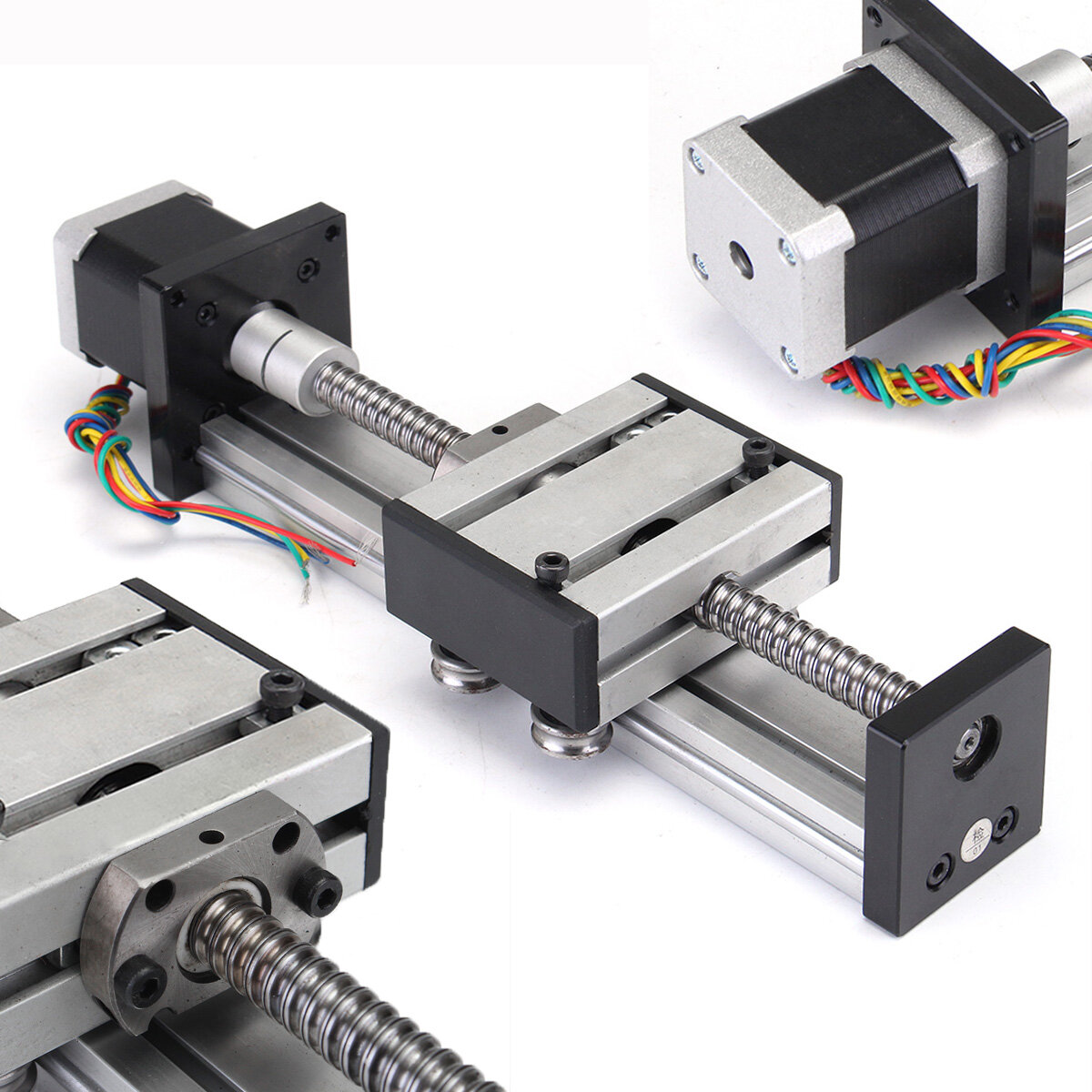 100mm Long Stage Actuator Linear Stage 1204 Ball Screw Linear Slide Stroke With 42mm Stepper Motor