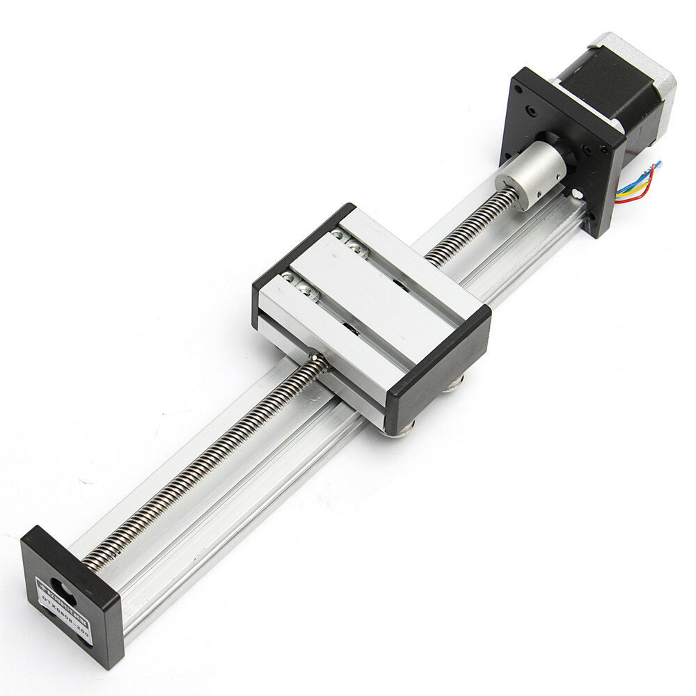 Machifit 100-500mm Stroke Linear Actuator CNC Linear Motion Lead Screw Slide Stage with Stepper Motor