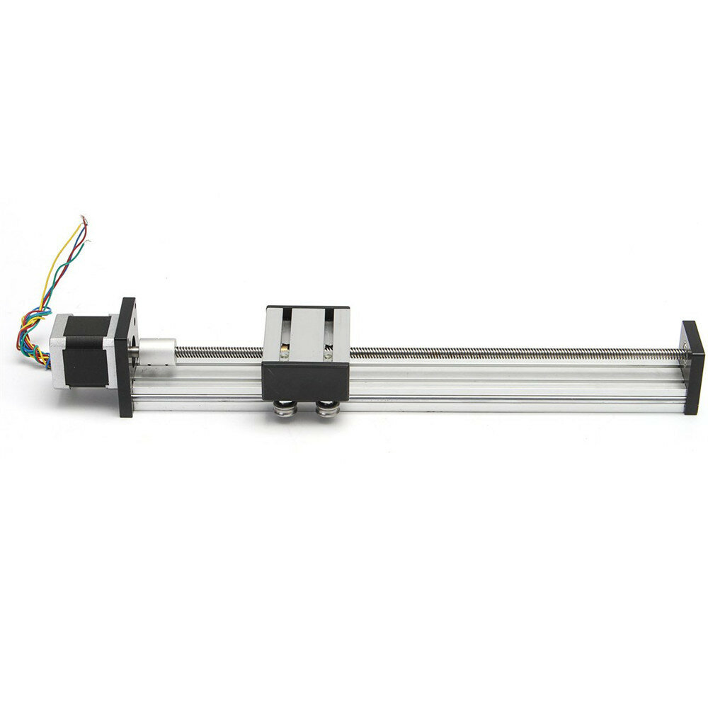 Machifit 100-500mm Stroke Linear Actuator CNC Linear Motion Lead Screw Slide Stage with Stepper Motor