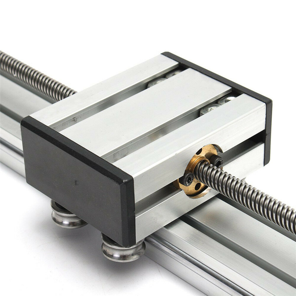 Machifit 100-500mm Stroke Linear Actuator CNC Linear Motion Lead Screw Slide Stage with Stepper Motor