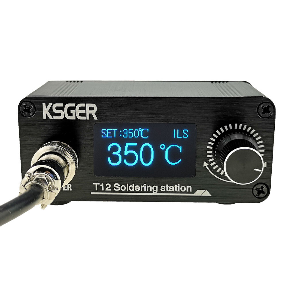 KSGER Mini STM32 V3.1S OLED T12 Soldering Iron Station DIY Plastic 907 9501 Handle Electric Tools Quick Heating T12 Iron Tips 8