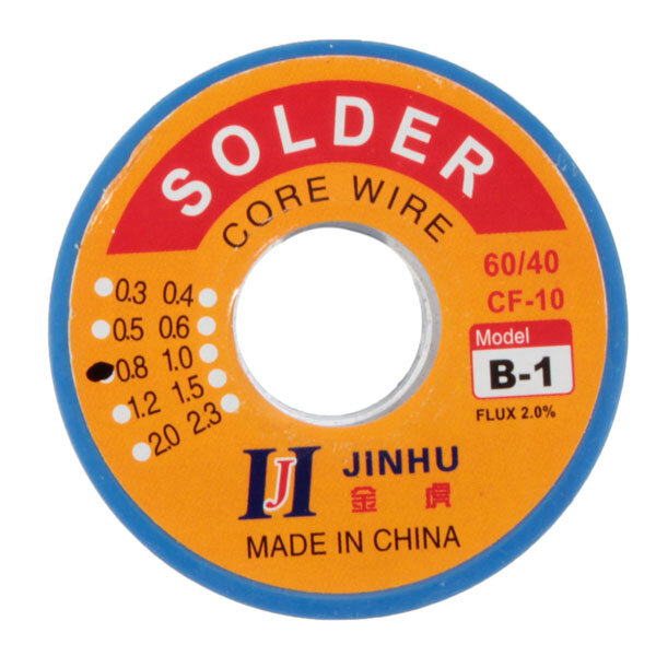 250g 60/40 0.8 mm Tin Lead Soldering Wire Reel Solder Rosin Core COD