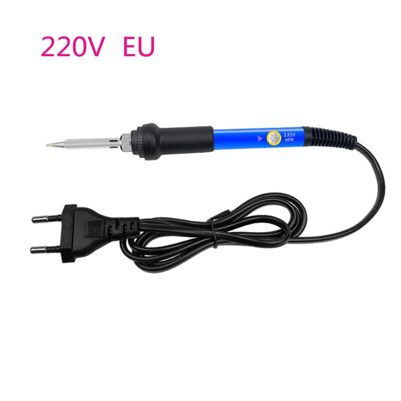 Mini Soldering Iron Adjustable Temperature Electric Solder Iron 60W Welding Solder Rework Station Heat Pencil Tips Repair Tool