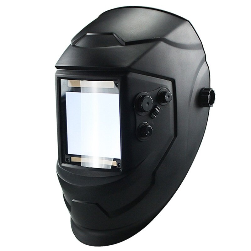 Big View 4 Arc Sensor DIN5-DIN13 TIG MIG MMA Welding Mask Helmet Solar Power Auto Darkening Welding Helmet for Welder