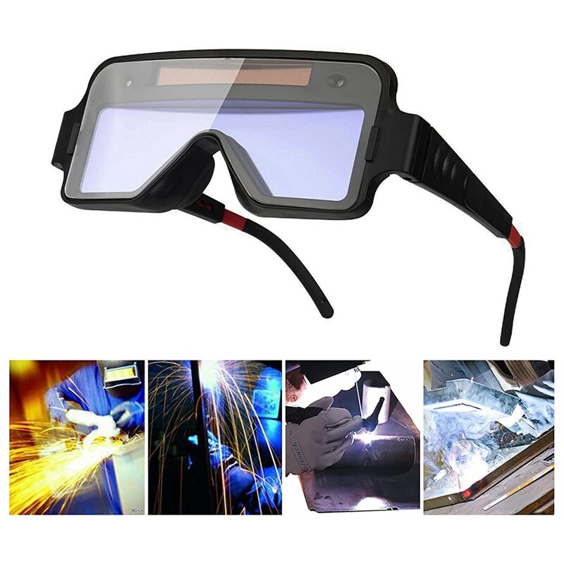 Automatic Darkening Dimming Welding Glasses Anti-glare Argon Arc Welding Glasses Welder Eye Protection Goggles Tools