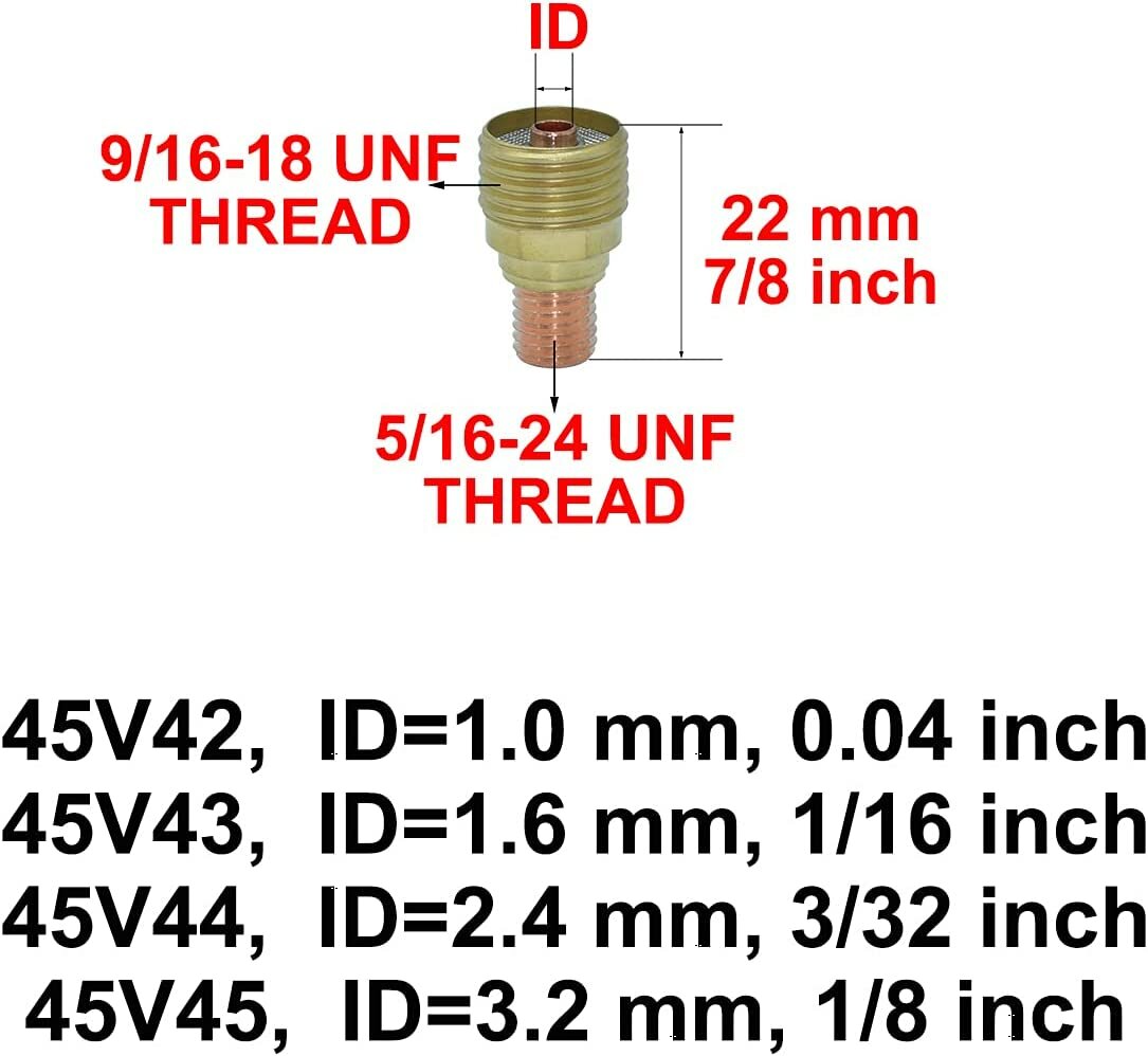 Electric Welding Cap WP9/20/25 TIG Torch Accessories COD