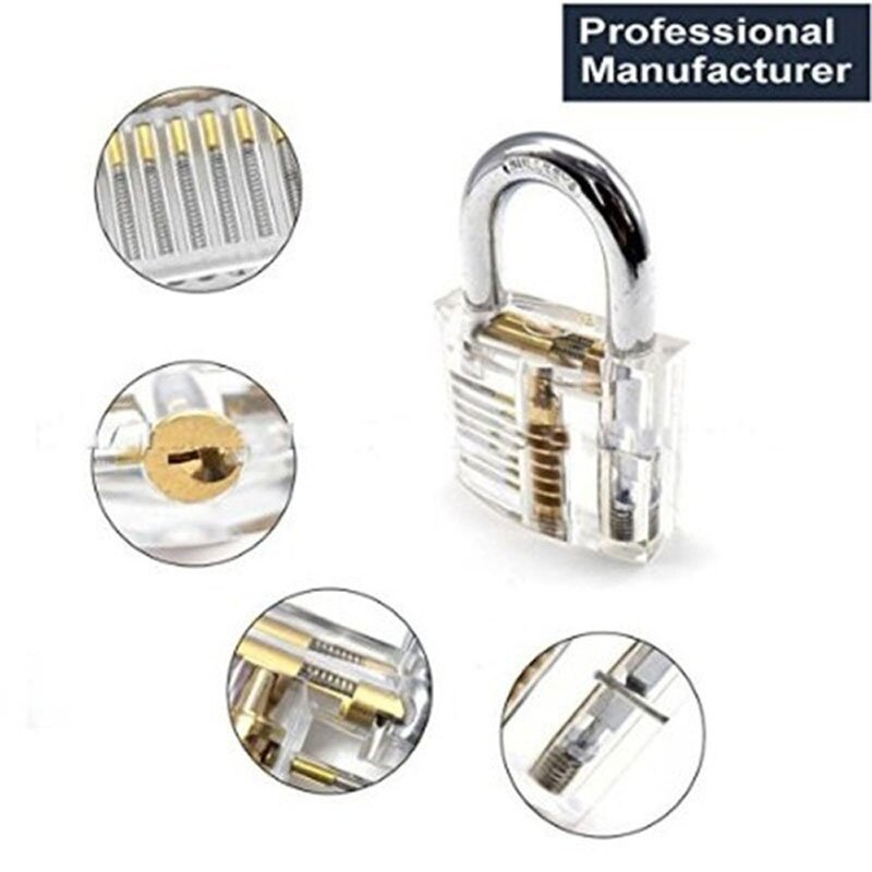 37Pcs Powerful Locksmith's Tools Kit Combination Lock Pick Hook and Lock Pick Tool