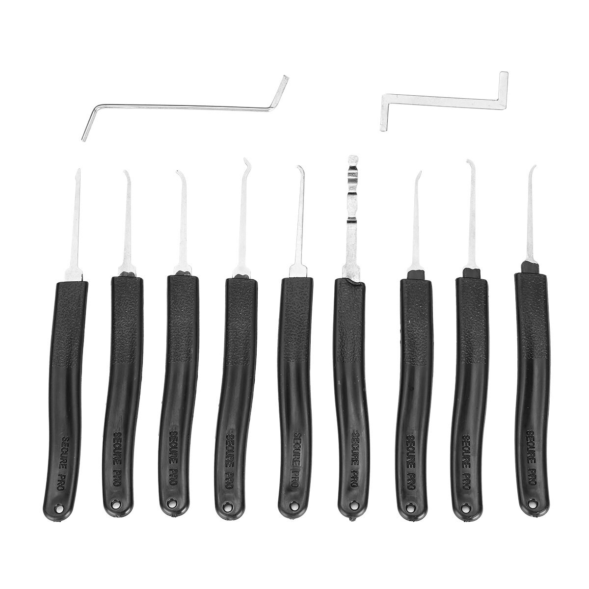 3 in 1 12PCS Locksmith Supplies Hand Tools Set Precision Picksets Multi-Head Tool Broken Key Extractor Premium Lock Repair Kit