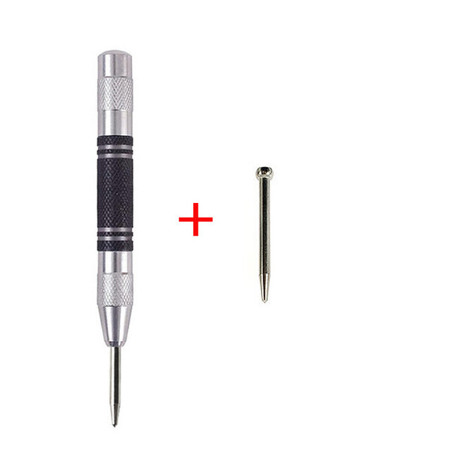 Automatic Center Pin Punch Spring Loaded Marking Starting Holes Tool COD