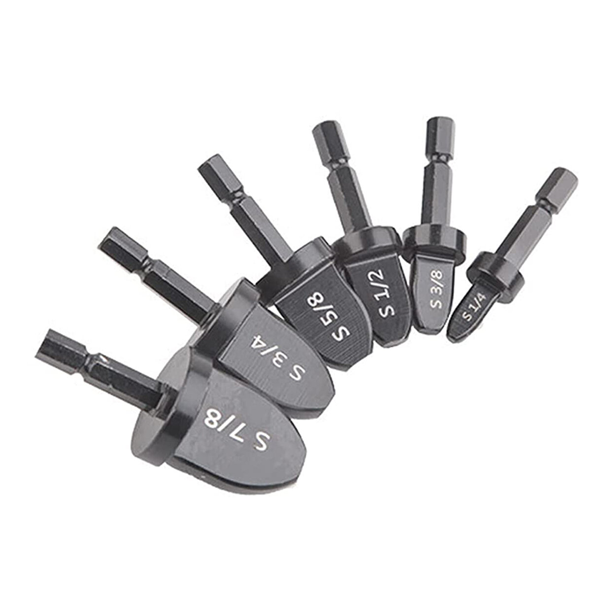 6PCS Repairing Set Air Conditioner Copper Tube Expander Swaging Tool Manual Copper Pipe Swage Too Expander Drill Bit Soft Copper