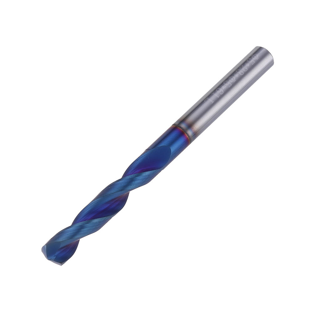 HRC65 Tungsten Steel Twist Drill Bit 2 Flutes 1-7mm 118 Degree Chamfering Cutter