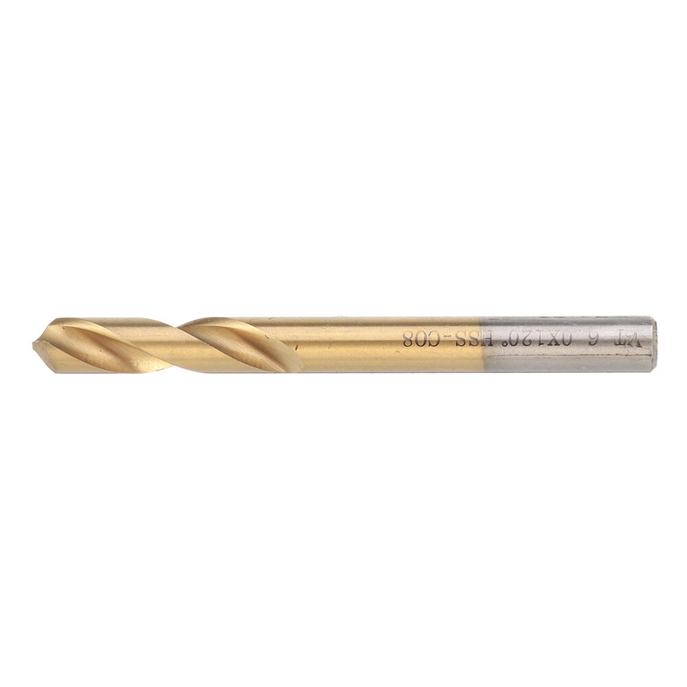 Drillpro 3-12mm Spot Drill Titanium 120 Degree M42 Cobalt Chamfer Drill Location Center Bit Guide Chamfering Tools