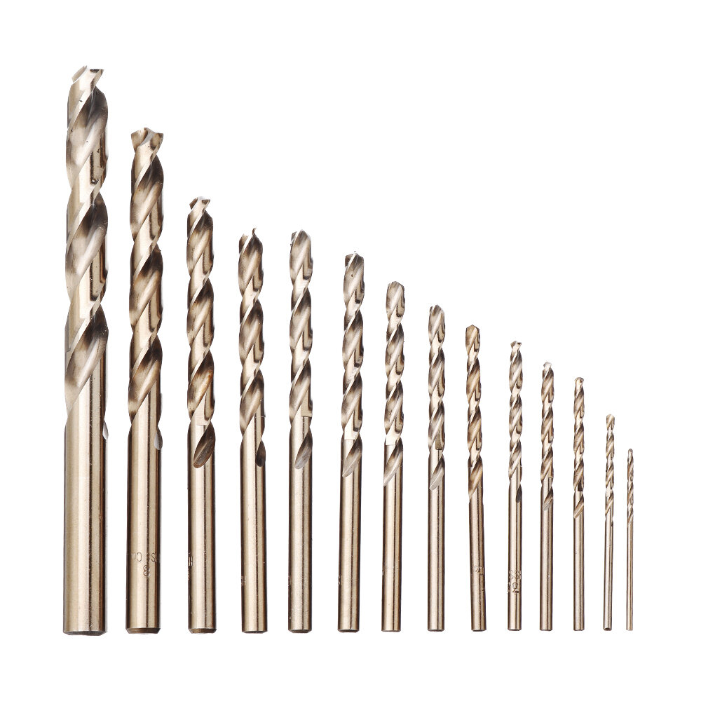 Drillpro 99Pcs M35 Cobalt Drill Bit Set 1.5-10mm HSS-Co Jobber Length Twist Drill Bits For Stainless Steel Wood Metal Drilling