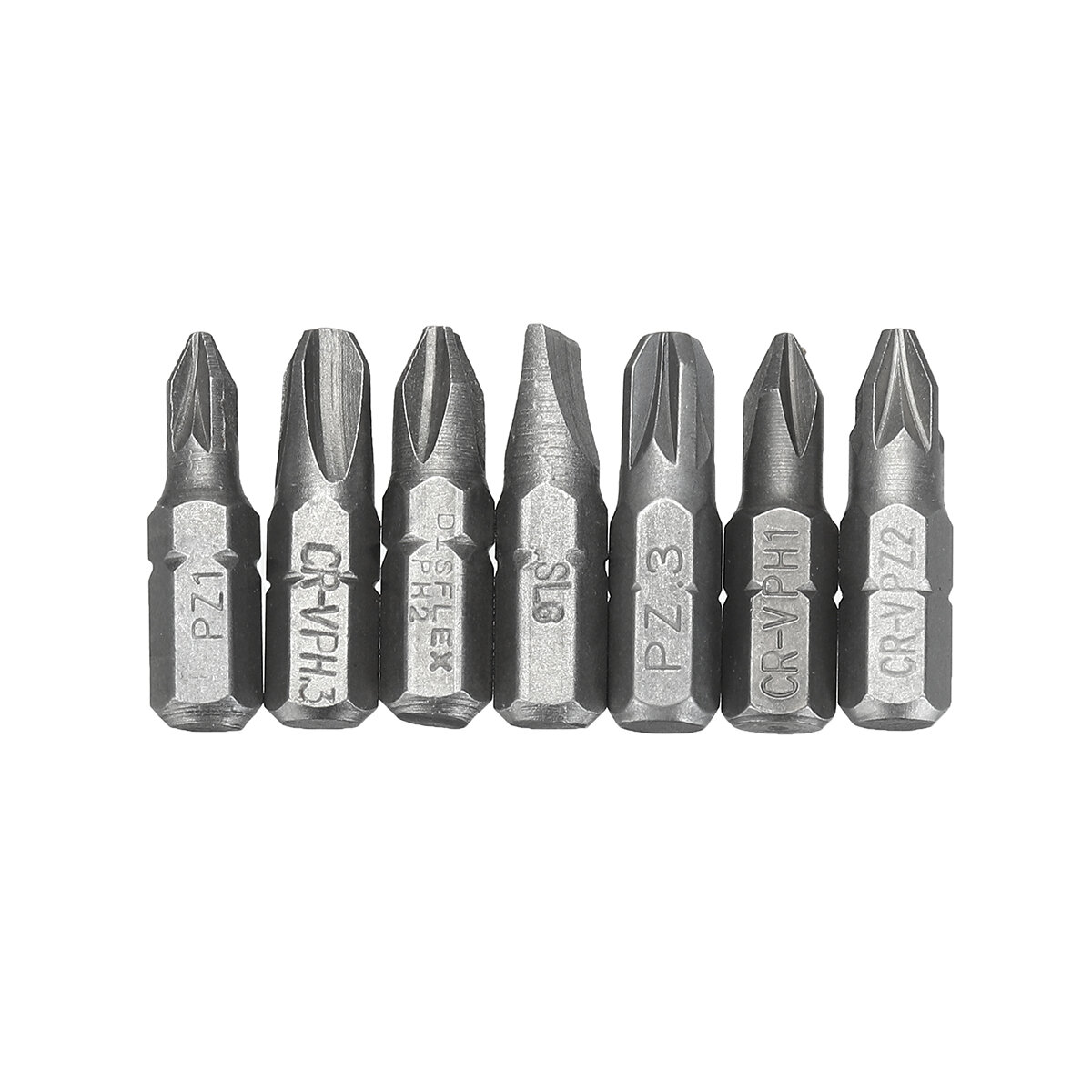 18PCS Drill Bit Set Phillips Pozidriv Slotted Bits HSS Twist Drill and Countersink Bit with 60mm Extension Rod with Plastic Stor