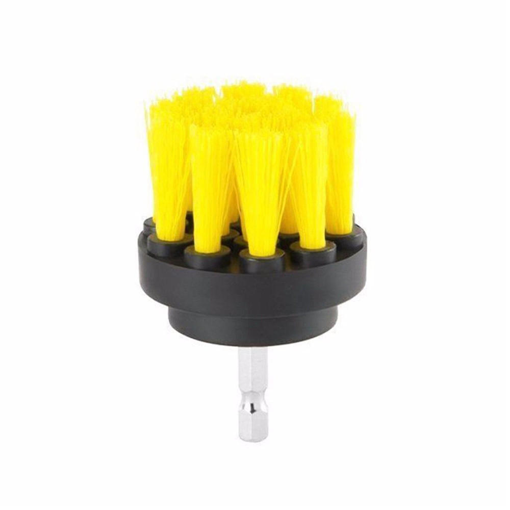 3Pcs 2 and 3.5 and 5 Inch Electric Drill Brush Cleaning Brush Set Ball Power Scrubber Comb