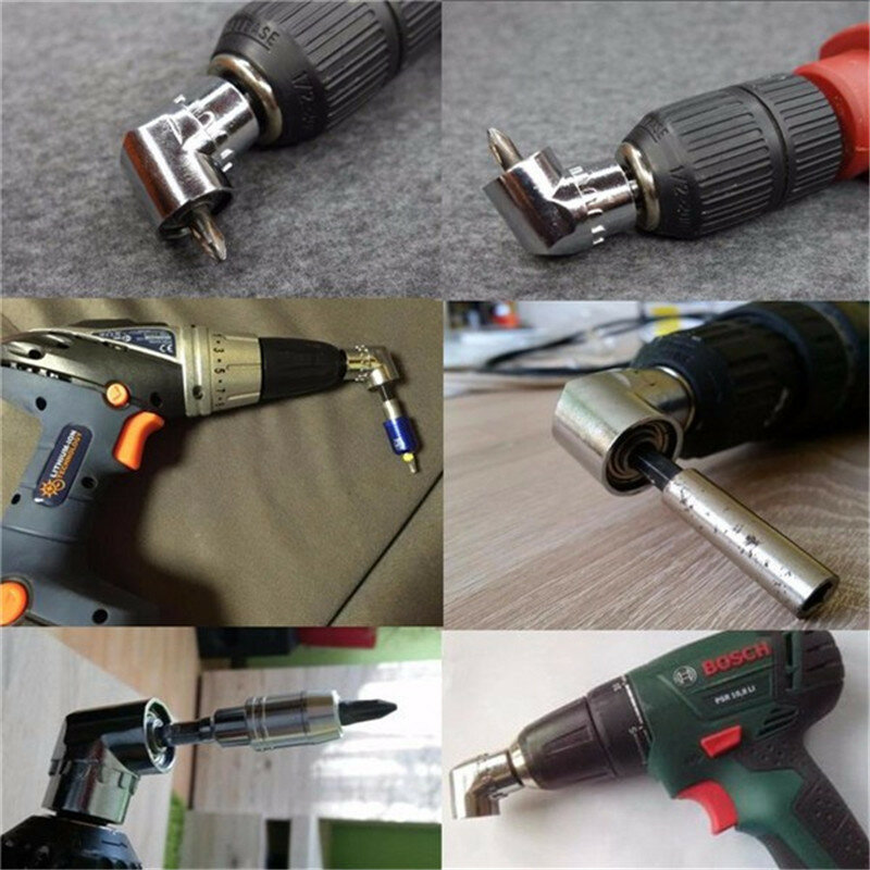 Drillpro 1/4 Inch Hex Shank Drill Bit Angle Driver 105 Degree Adjustable Angle Driver Screwdriver