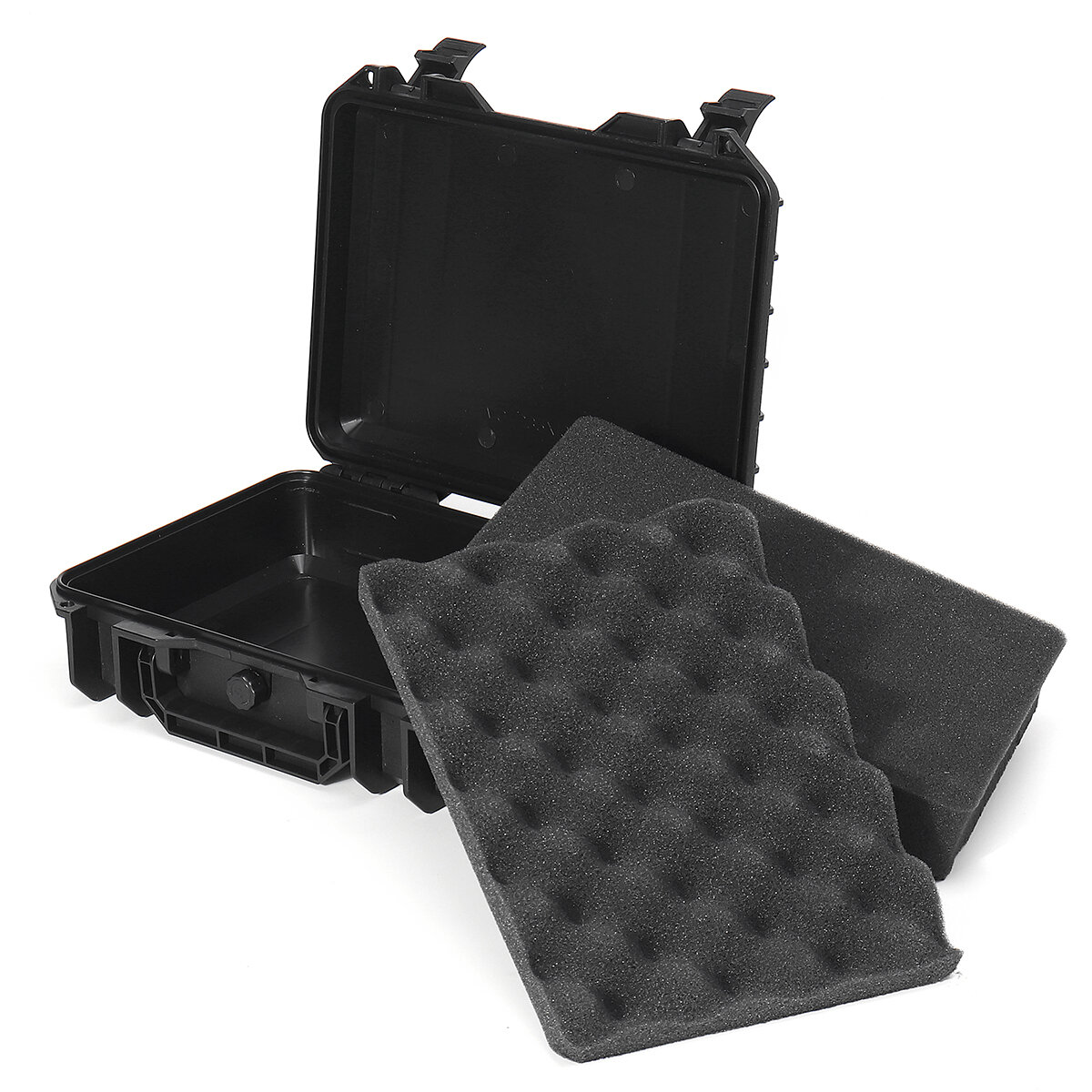 370*300*105mm Waterproof Hand Carry Tool Case Bag Storage Box Camera Photography w/ Sponge