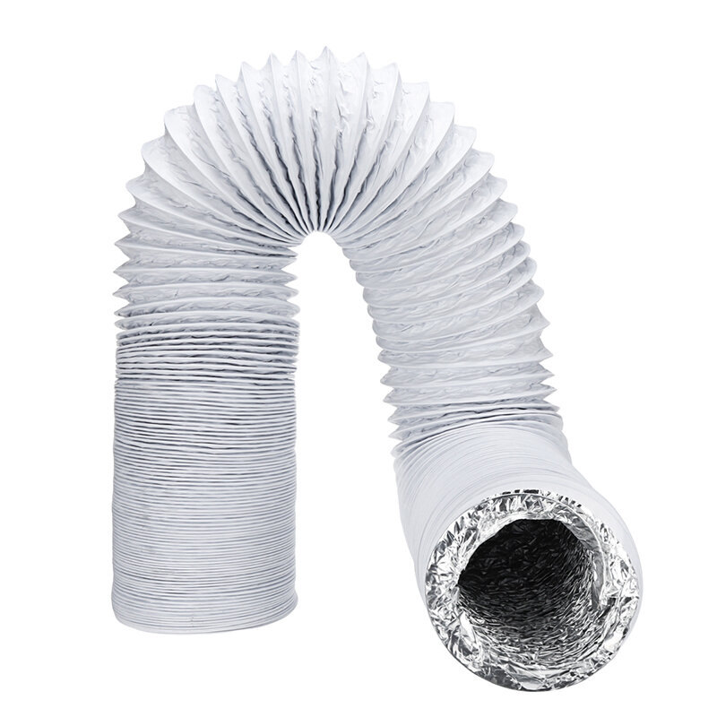 PVC Aluminum Foil Double-layer Smoke Tube Flexible Exhaust Hole Telescopic Hose C