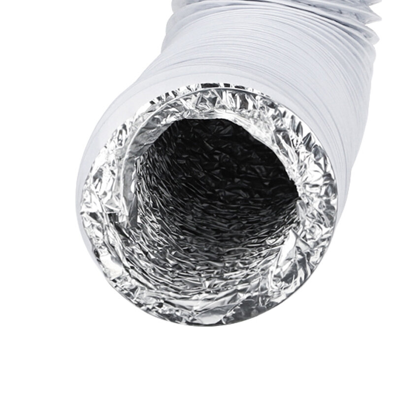 PVC Aluminum Foil Double-layer Smoke Tube Flexible Exhaust Hole Telescopic Hose C