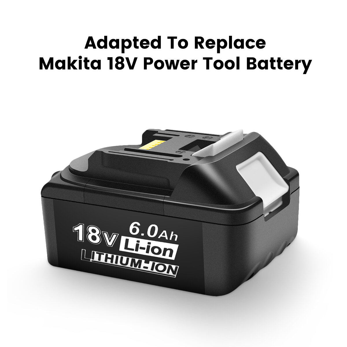 18V 3.0Ah-6.0Ah Battery Replacement for Mak 18V BL1830 BL1840 BL1850 BL1860 BL1835 194205-3 194309-1 LXT-400 Cordless Battery Po