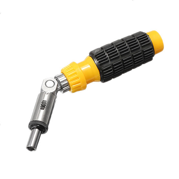 Direction Variable Ratchet Screwdriver Handle 1/4 Inch Ratchet Wrench Screwdriver Tool