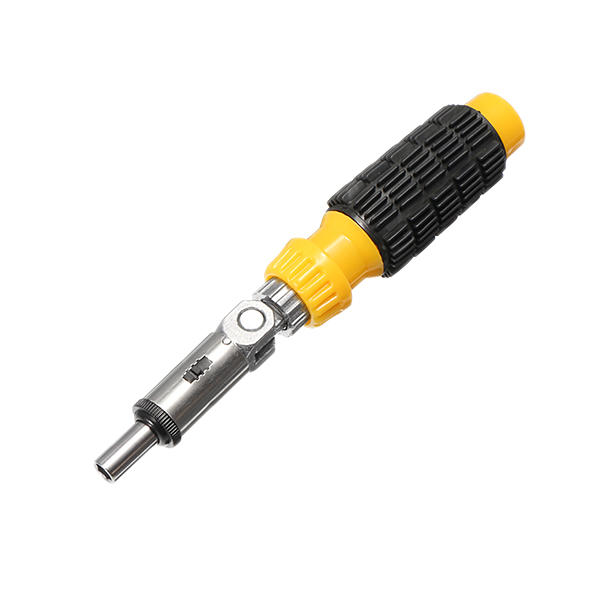 Direction Variable Ratchet Screwdriver Handle 1/4 Inch Ratchet Wrench Screwdriver Tool