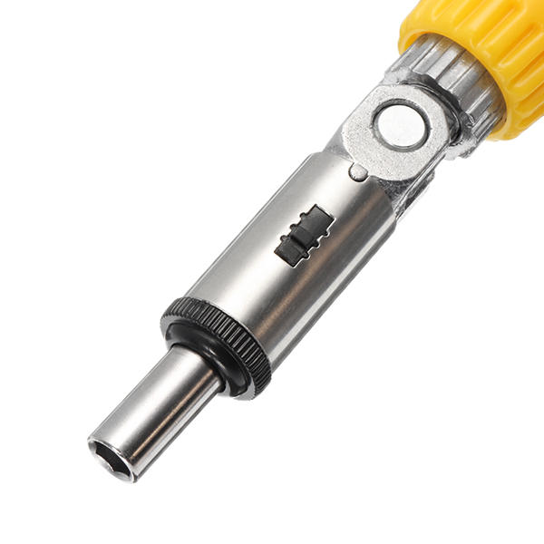 Direction Variable Ratchet Screwdriver Handle 1/4 Inch Ratchet Wrench Screwdriver Tool