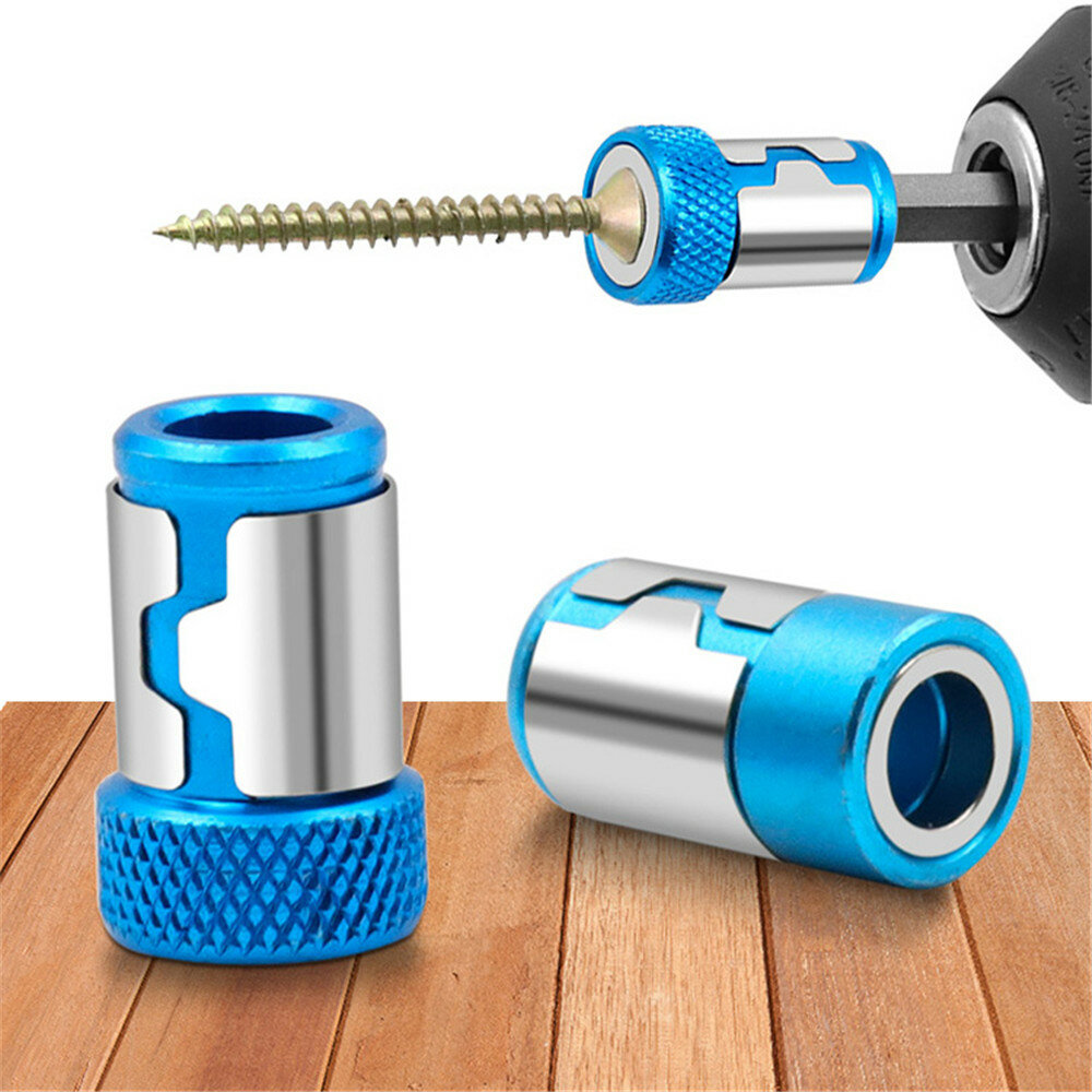 Drillpro 1/4 Inch Metal Screwdriver Bit Magnetic Ring For 6.35mm Shank Drill Bit Magnet Powerful Ring