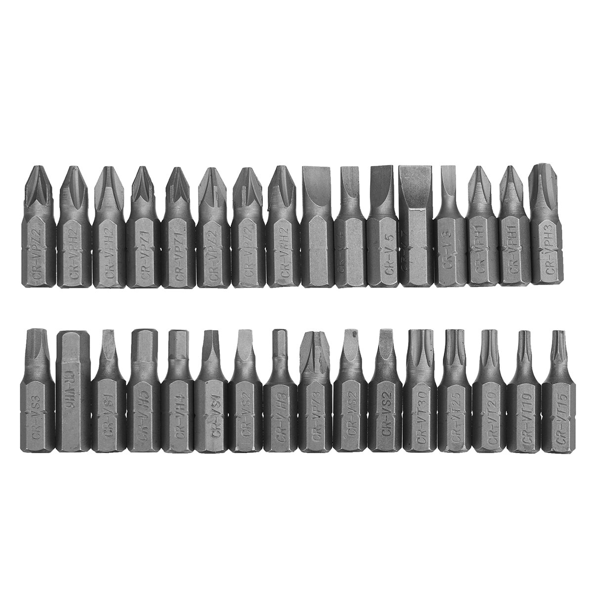 42Pcs Screwdriver Bits Set 1/4'' Hex Shank Multiple Specifications Drill Bits Power Accessories Hand Tools for Repair