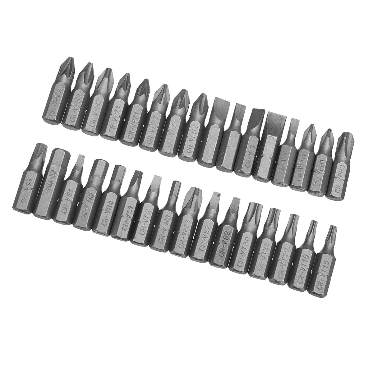 42Pcs Screwdriver Bits Set 1/4'' Hex Shank Multiple Specifications Drill Bits Power Accessories Hand Tools for Repair