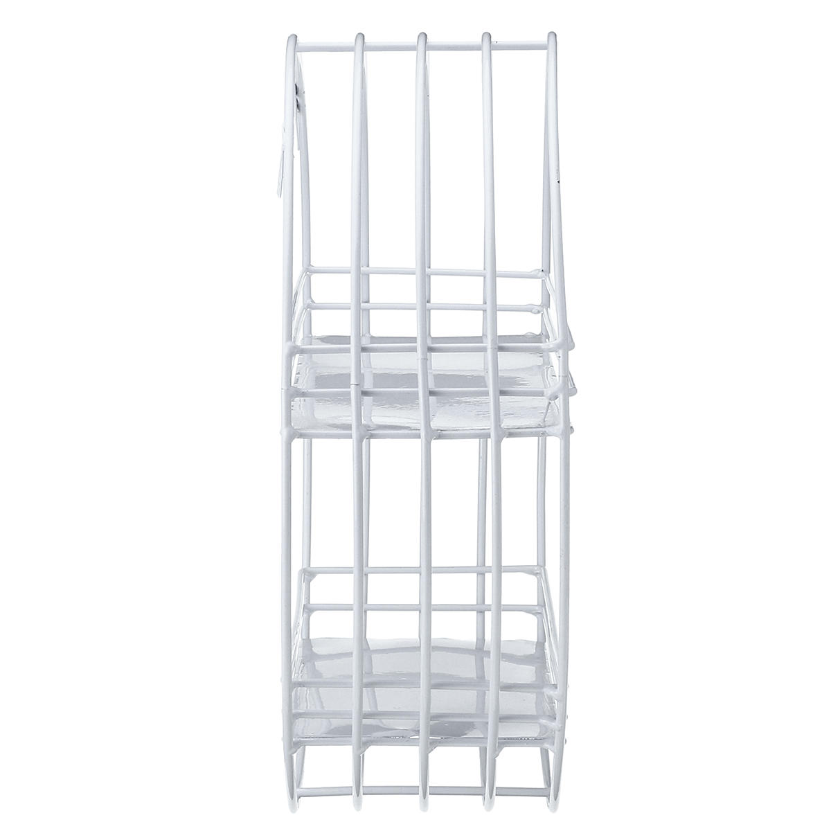 2 Tier Wall Shelf Iron Hanging Storage Holder Display Rack Organizer COD