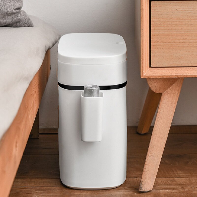 Multifunction Bathroom Trash Can Wastebasket Toilet Brush Toilet Garbage Bin Waste Dustbin Restroom